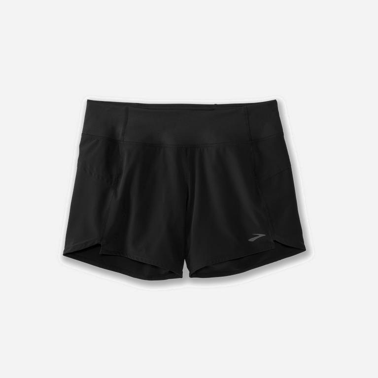 Brooks Chaser 5 Damen Shorts Laufhosen - Schwarz (THWLS0612)